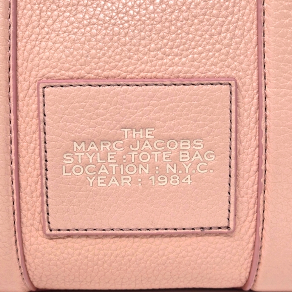 Marc Jacobs The Tote- Leather Small In Southern Peach with Gold Hardware - Picture 6 of 15